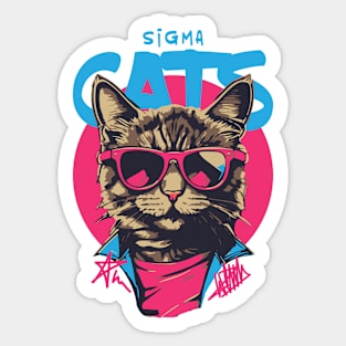 Sigma Cats Sticker